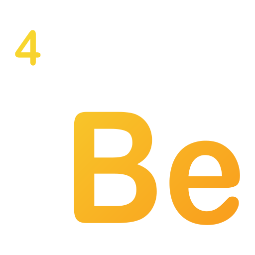 Beryllium Generic gradient outline icon
