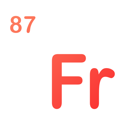 francium Generic gradient outline Ícone