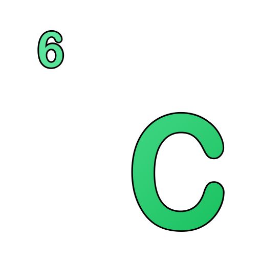 탄소 Generic gradient lineal-color icon