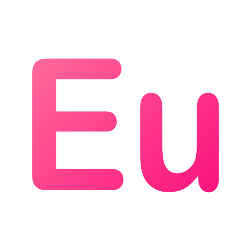 europium Generic gradient outline icoon
