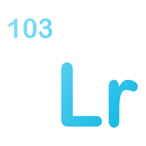 Lawrencium Generic gradient outline icon