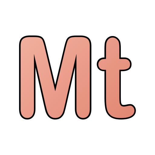 meitnerium Generic gradient lineal-color icoon
