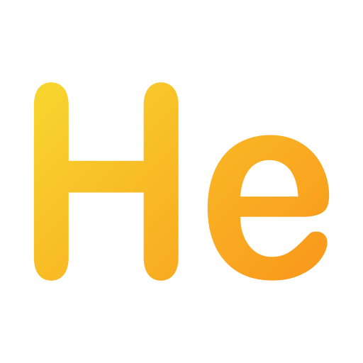 hélium Generic gradient outline Icône