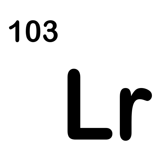 ローレンシウム Generic black outline icon