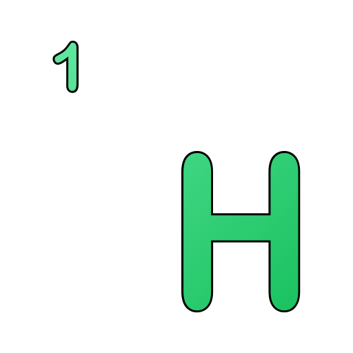 水素 Generic gradient lineal-color icon