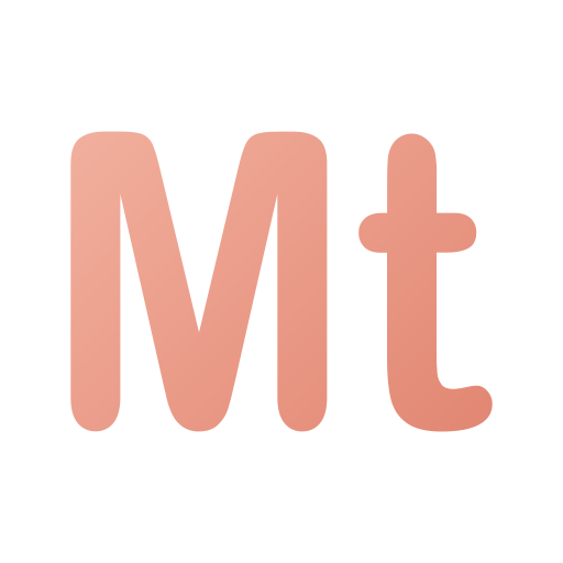 meitnerium Generic gradient outline icon
