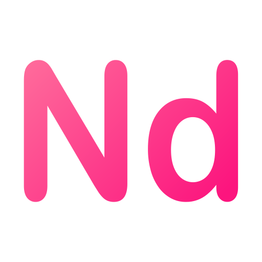 Neodymium Generic gradient outline icon