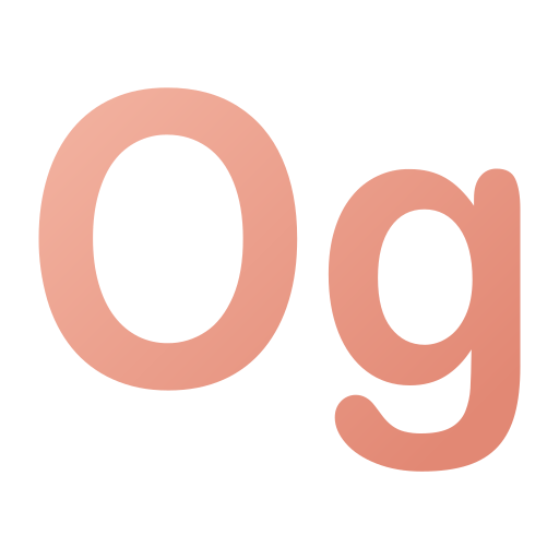 Oganesson Generic gradient outline icon