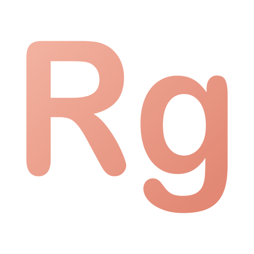 roentgénium Generic gradient outline Icône