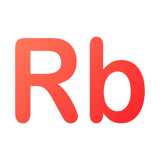 rubidium Generic gradient outline Icône