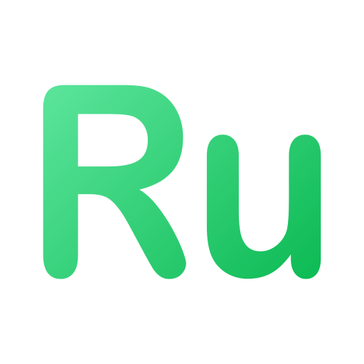 Ruthenium Generic gradient outline icon