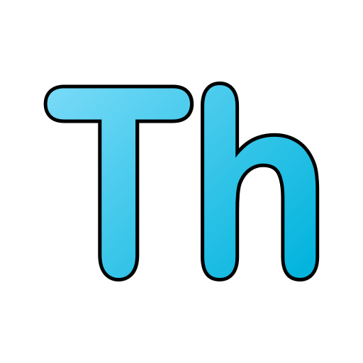 thorium Generic gradient lineal-color icoon