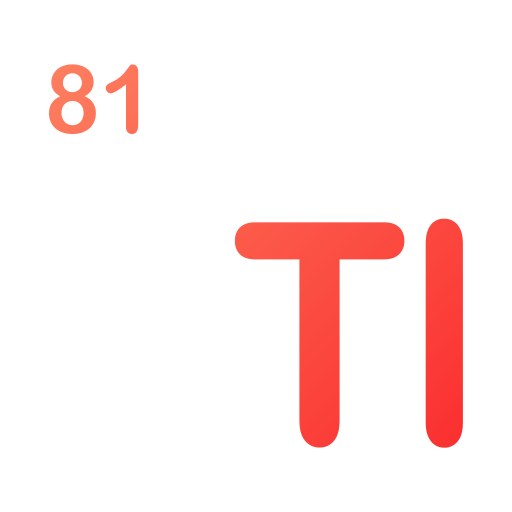 thallium Generic gradient outline icoon