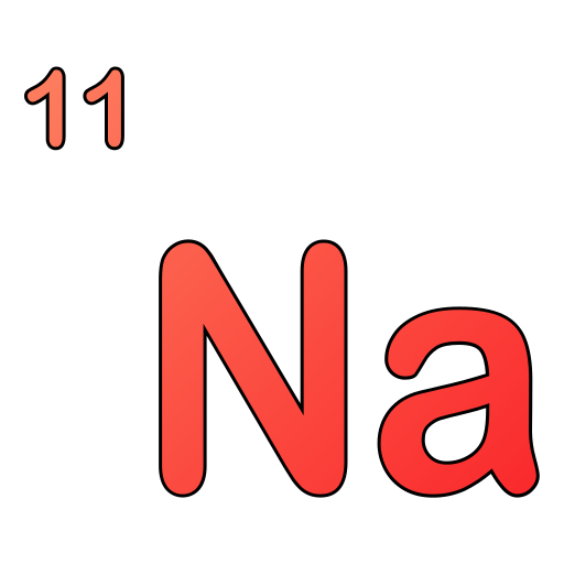 natrium Generic gradient lineal-color icoon
