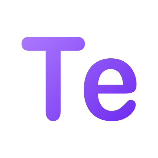 Tellurium Generic gradient outline icon