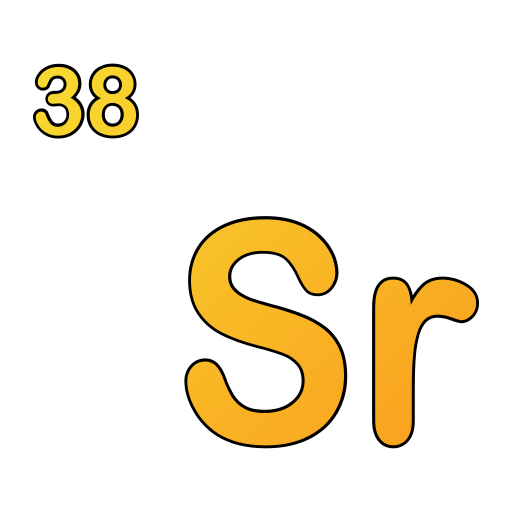 ストロンチウム Generic gradient lineal-color icon
