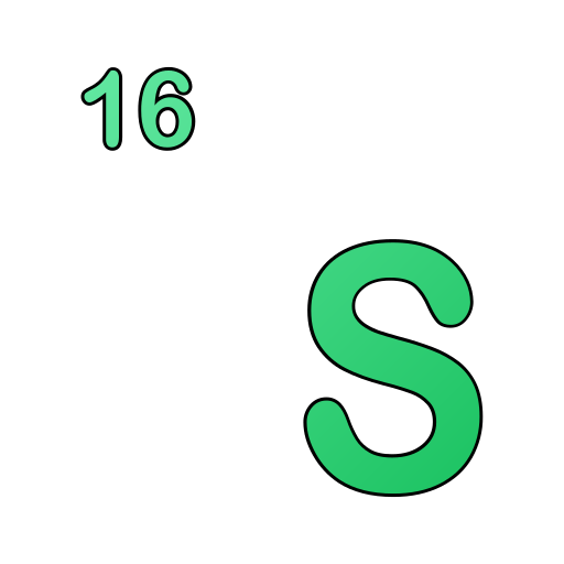 硫黄 Generic gradient lineal-color icon