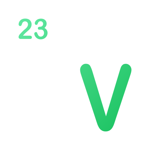 vanadium Generic gradient outline icon