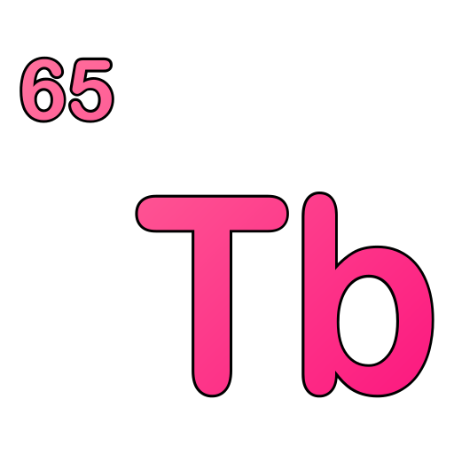 テルビウム Generic gradient lineal-color icon