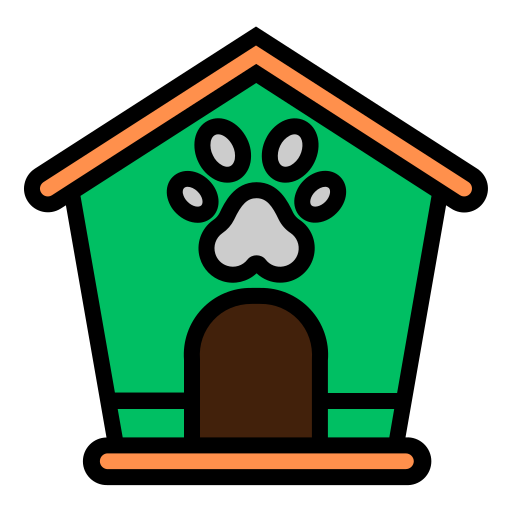 犬小屋 Generic color lineal-color icon