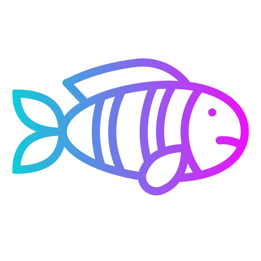 Clown fish Generic gradient outline icon