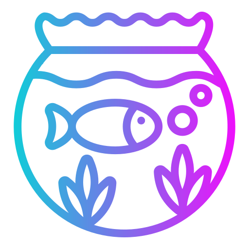 ciotola di pesce Generic gradient outline icona