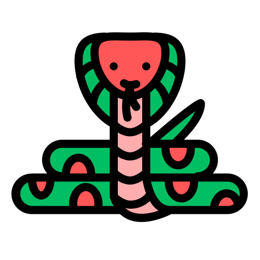 wąż Generic color lineal-color ikona