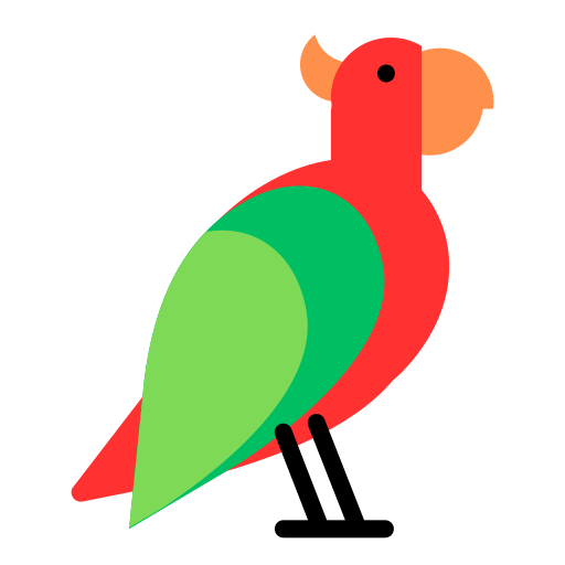 papagaio Generic color fill Ícone