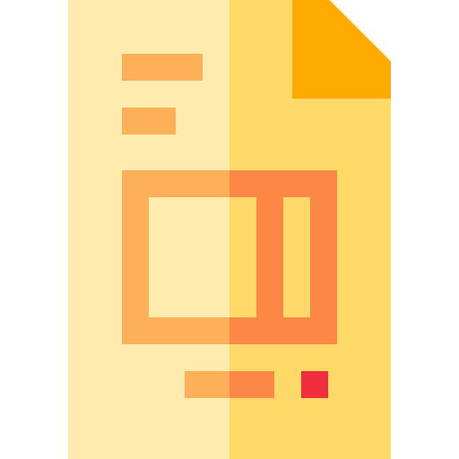 請求書 Basic Straight Flat icon