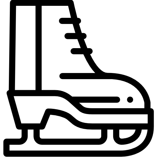 아이스 스케이트 Detailed Rounded Lineal icon