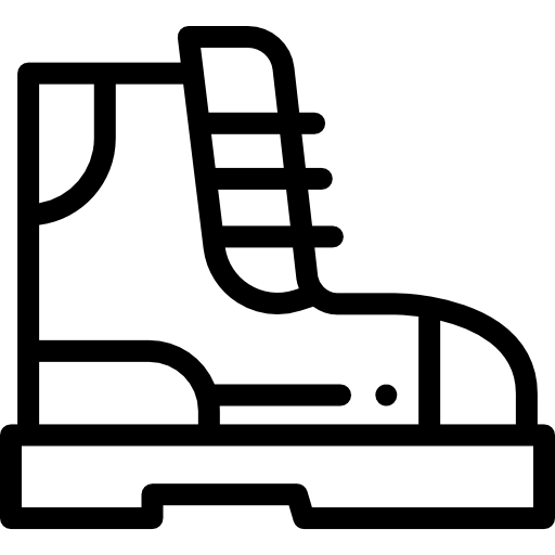 stivale Detailed Rounded Lineal icona