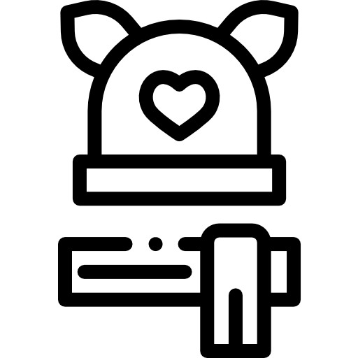 ubrania zimowe Detailed Rounded Lineal ikona