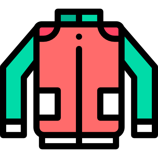 jacke Detailed Rounded Lineal color icon