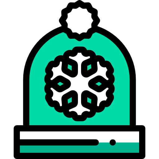 冬用の帽子 Detailed Rounded Lineal color icon