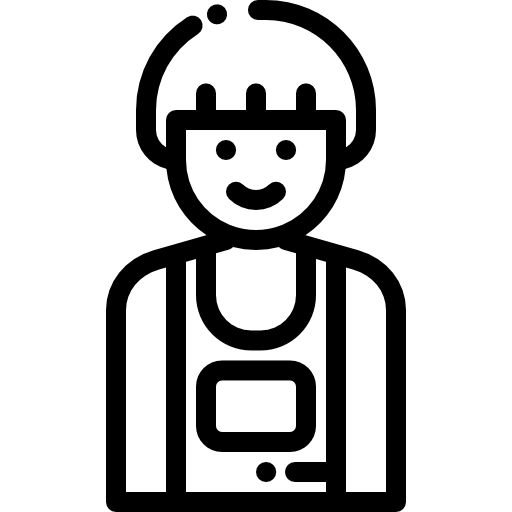 육상 경기 선수 Detailed Rounded Lineal icon
