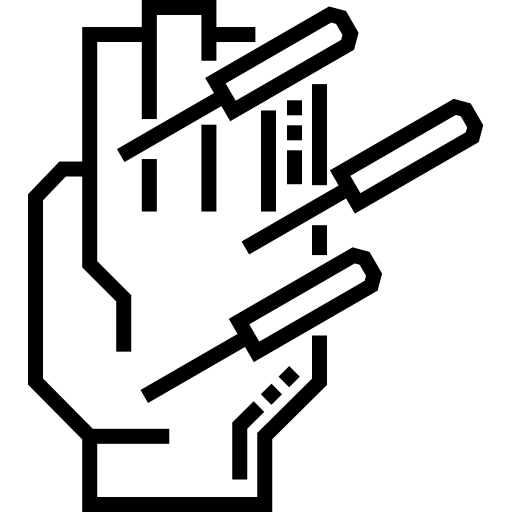 침 요법 Detailed Straight Lineal icon