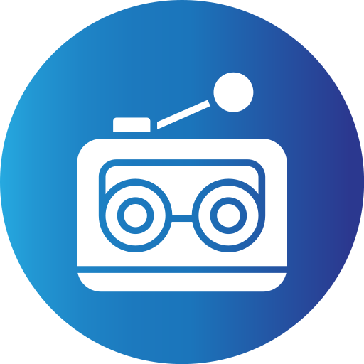 Radio Generic gradient fill icon