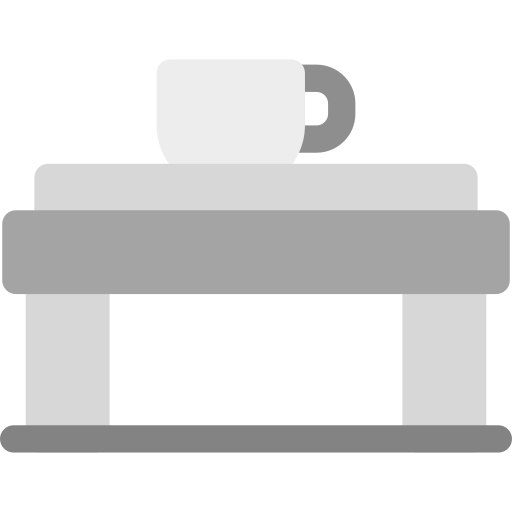 커피 테이블 Generic color fill icon