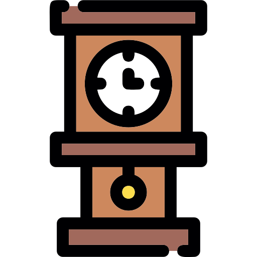 reloj de pie Generic color lineal-color icono
