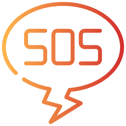 Sos Generic gradient outline icon