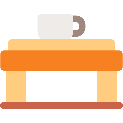 Coffee table Generic color fill icon