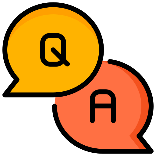 q&a Generic color lineal-color icon