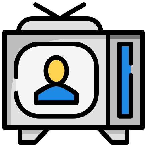 tv Generic color lineal-color icon