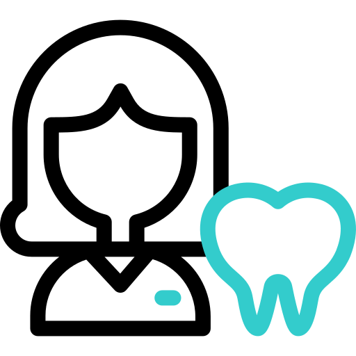 dentista Basic Accent Outline icono