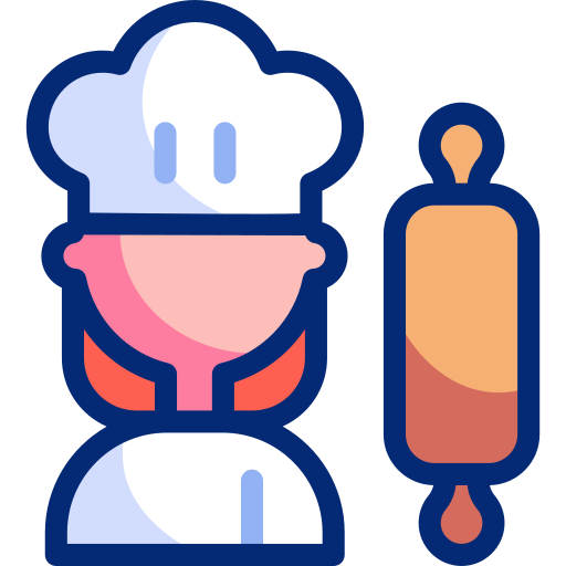 cocinero Basic Accent Lineal Color icono
