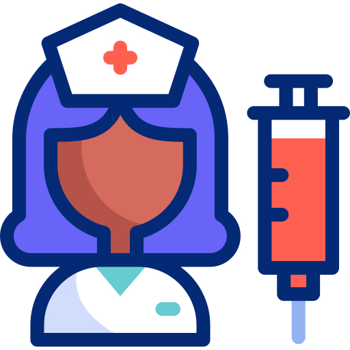 Nurse Basic Accent Lineal Color icon