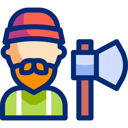 Lumberjack Basic Accent Lineal Color icon