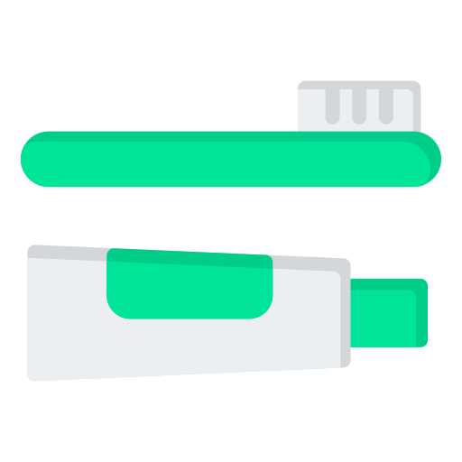 tandenborstel Generic color fill icoon