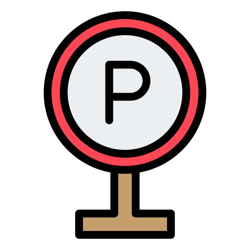 znak parkingowy Generic color lineal-color ikona