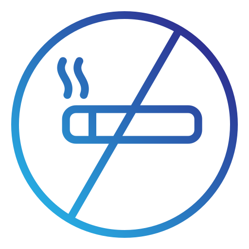 vietato fumare Generic gradient outline icona